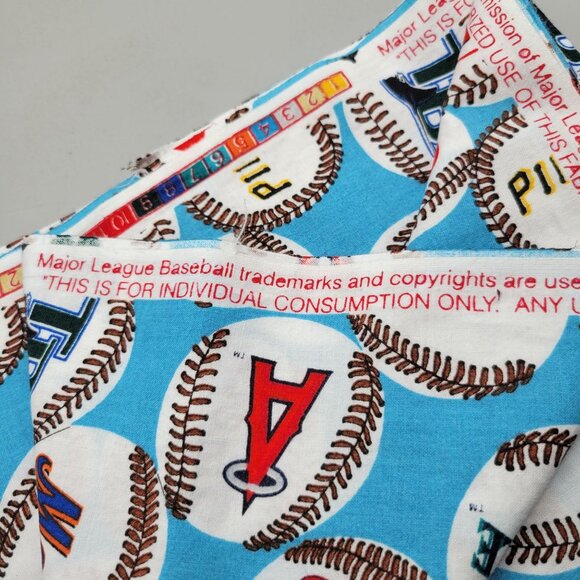 Fabric Traditions Major League Baseball Teams Cotton Fabric 1 3/4 Yard x 58 Inch - Picture 3 of 5